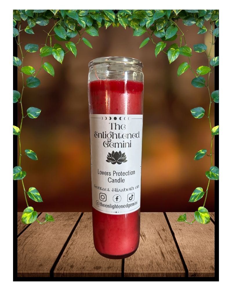 Lovers Protection Candle/ La Vela de Protección para los Enamorados