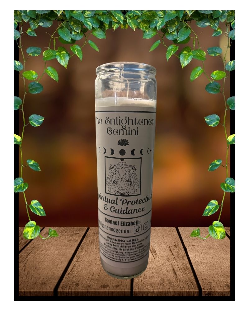 Spiritual Protection & Guidance/ Vela de Cristal de Protección Espiritual
